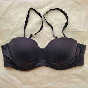 Black Multiway Strapless Body by Victoria bra 36B